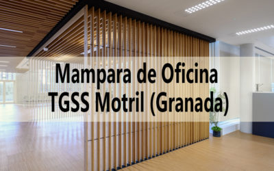 Mampara de oficina TGSS Motril Granada