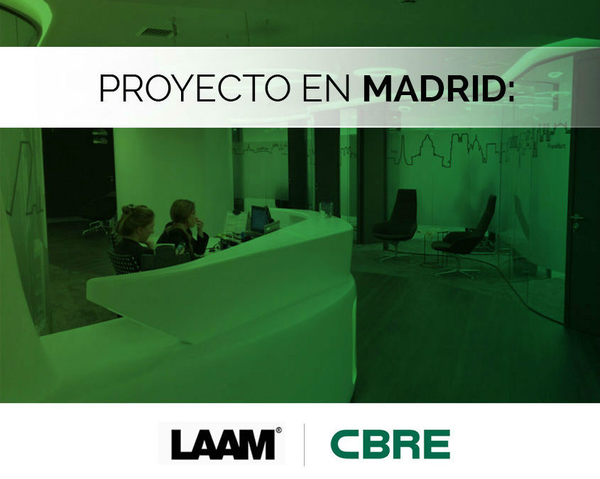 Proyecto CBRE mamparas oficina Madrid